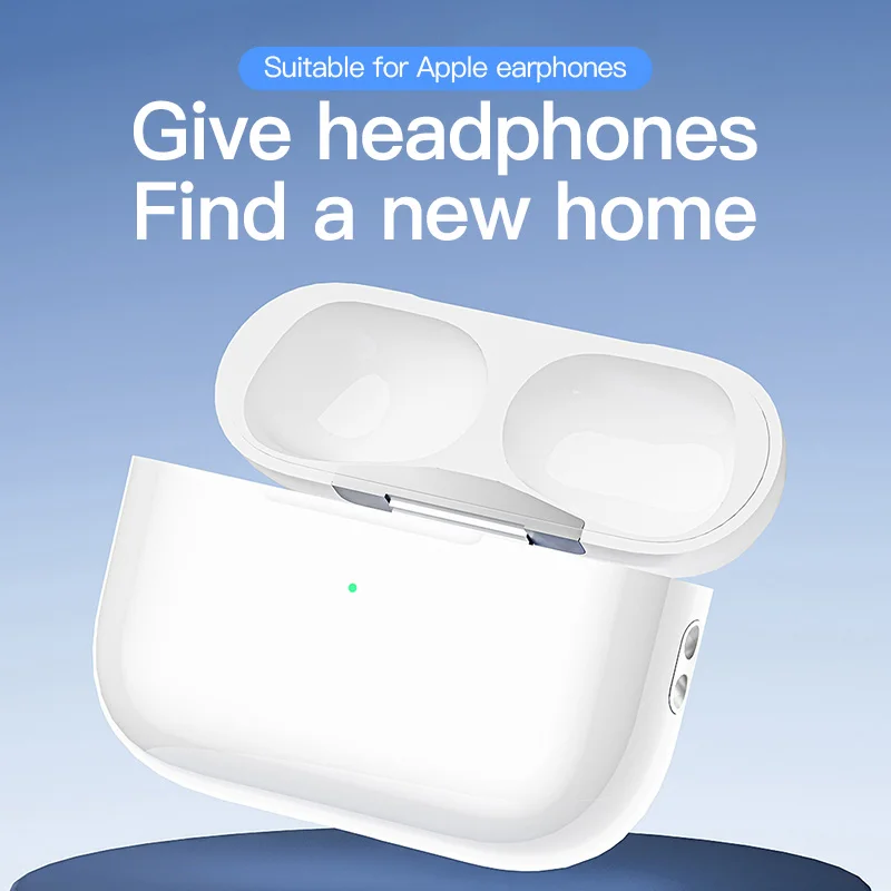 Чехол для беспроводной зарядки наушников Bluetooth AirPods Pro 1 2 3 зарядное устройство