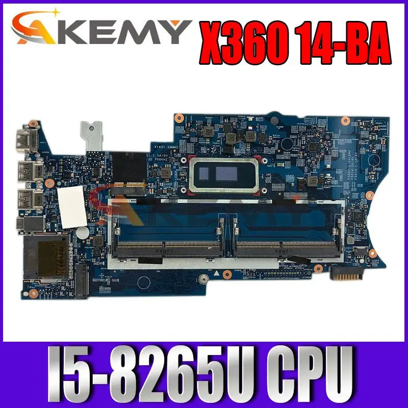 

L39180-601 L41253-601 For HP X360 14M 14-BA253CL 14-BA laptop motherboard 18755-1 448.0C212.0011 With I5-8265U 100% tested