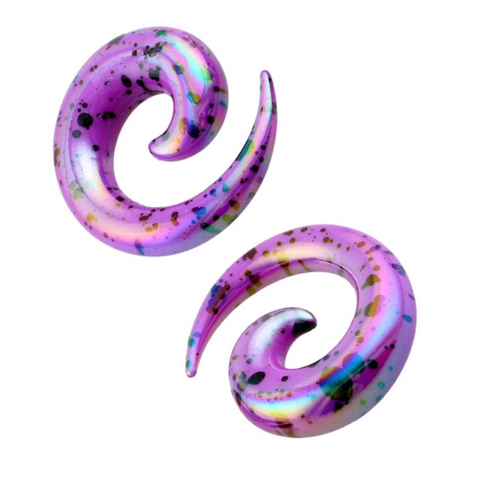 TUMBEELLUWA 1 шт. светильник фиолетовый туннель ухо носилки расширитель растяжения