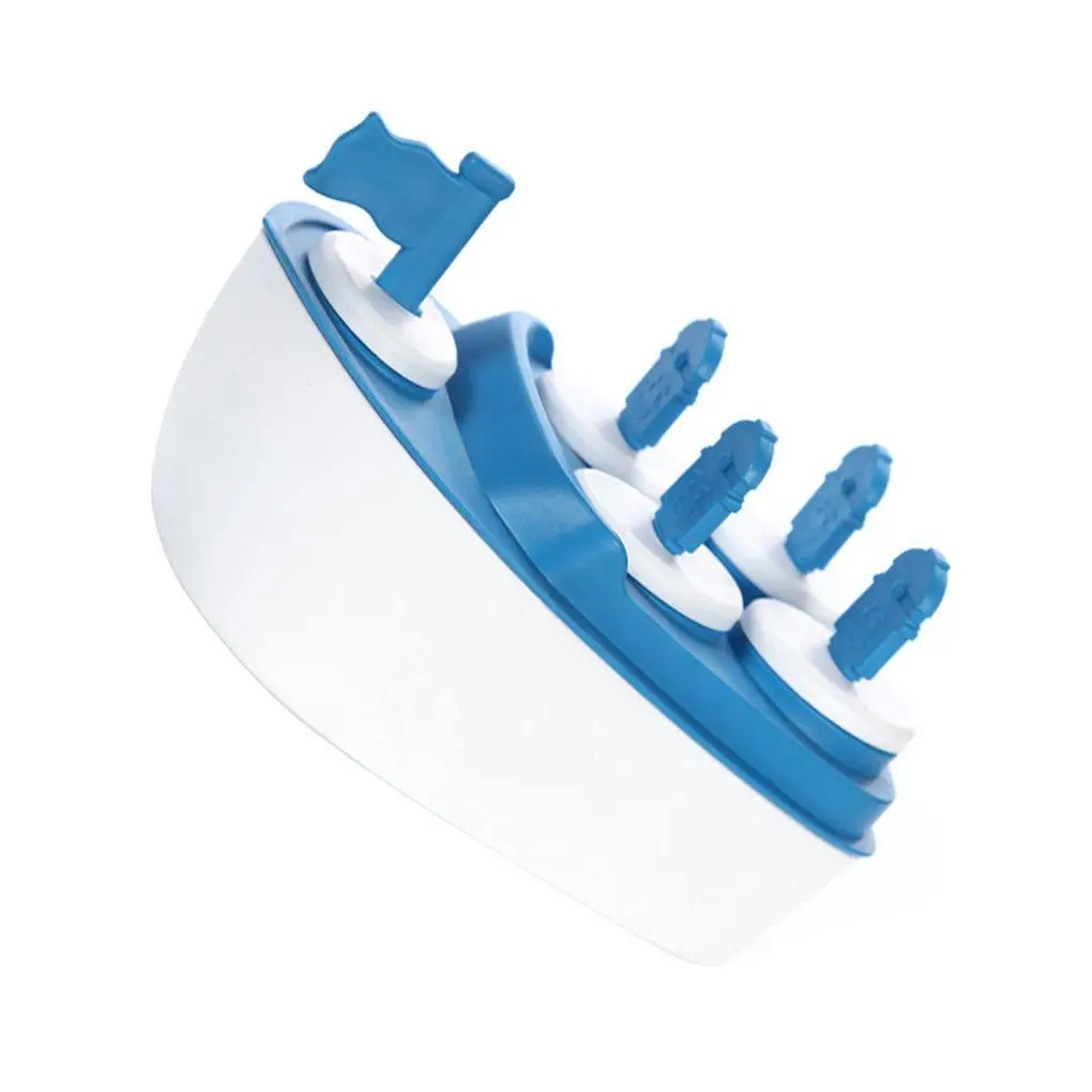 Форма для мороженого с мультяшным изображением парусной лодки лоток льда 5