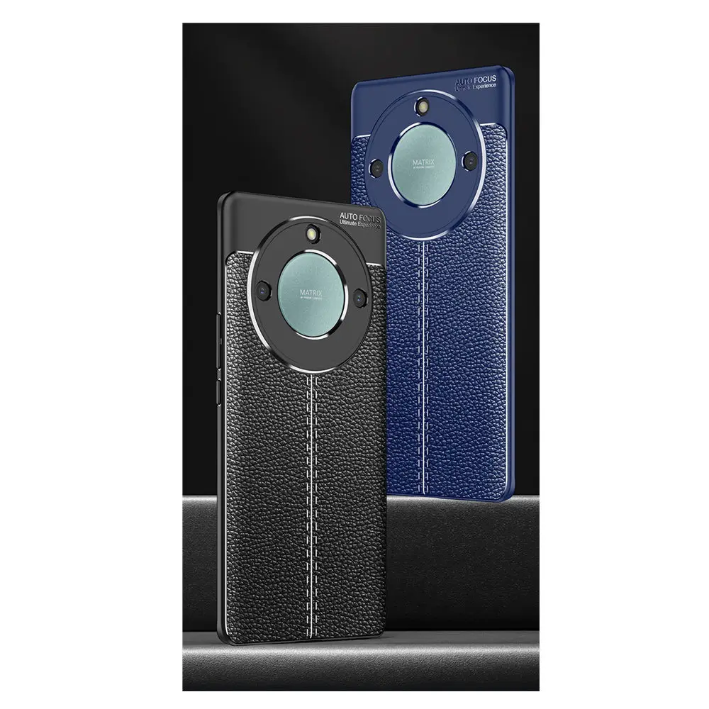 

50Pcs Luxury Ultra Leather Rugged Soft Shockproof Case For Huawei Honor 70 X40 60 Pro Plus Maimang 11 Magic 4 60SE Mate 50E