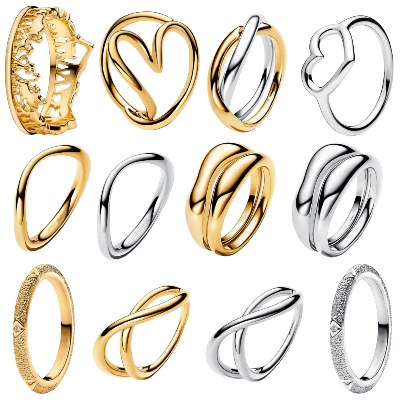 2024 Кольцо В Форме Сердца Для Европейских Бусин Женские Оригинальные Браслеты