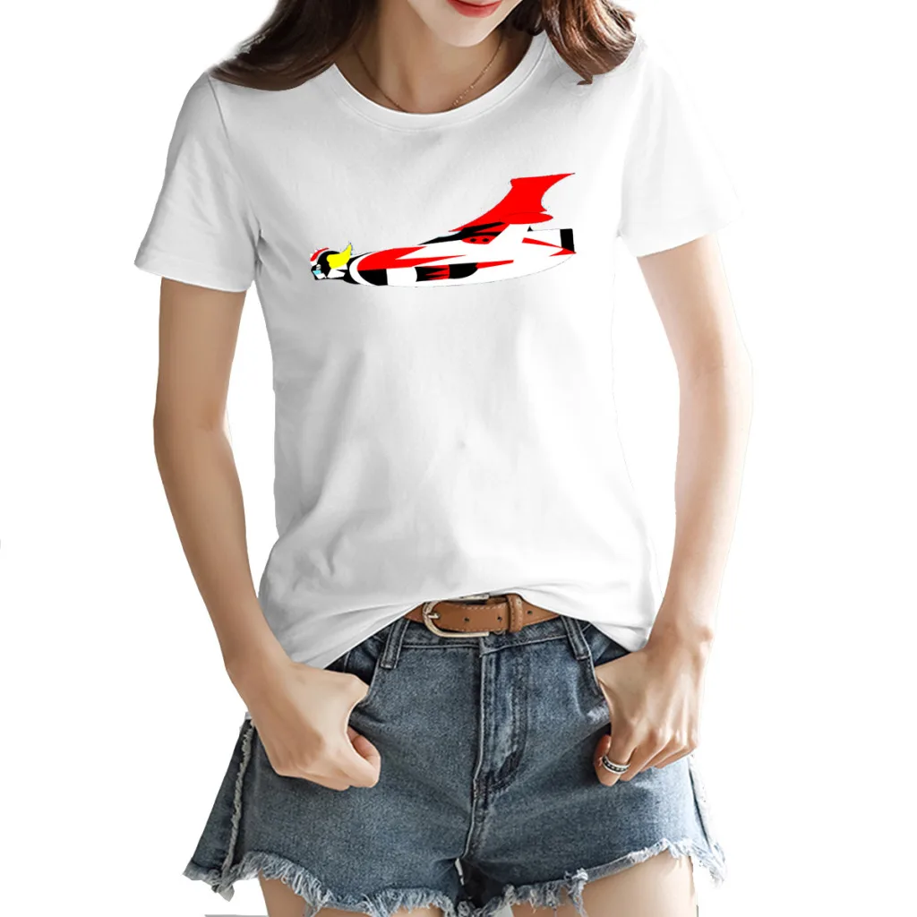 

Grandizer Goldrake Goldoraks Spazer UFO Robot y Women's T-shirt Graphic Cool White Casual Tees Tops European Size