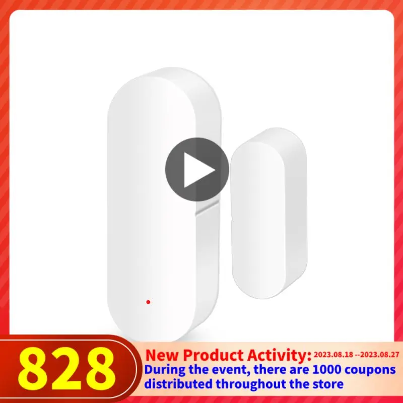 

Умный датчик для окон и дверей, оповещения от приложения, работает от аккумулятора, датчик безопасности для дома с поддержкой Alexa Google Home