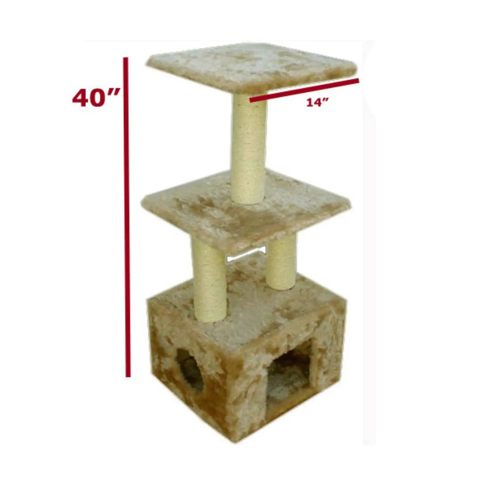 

in. Casita Fur Cat Tree Toys Pet Accessories