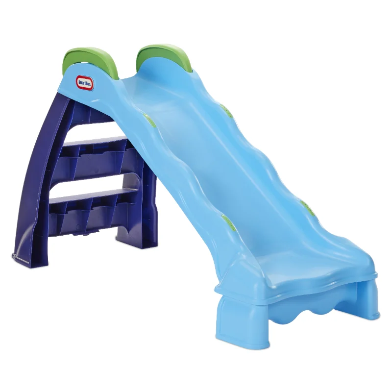 

Little Tikes 2-in-1 Outdoor-Indoor Wet or Dry Slide Playground Slide with Folding - For Kids Ages 2 to 6 Year Old