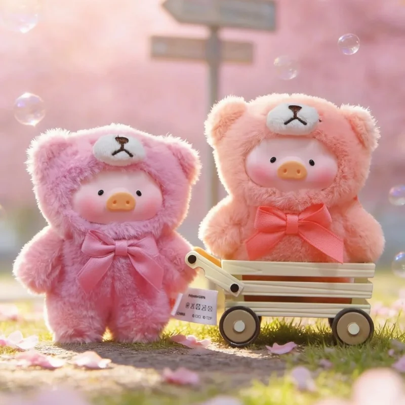 Фото Официальная мини-игрушка Lulu Pig Teddy из серии «Шепот природы», виниловый плюшевый брелок-сюрприз, коллекционная фигурка, рождественский подарок №3