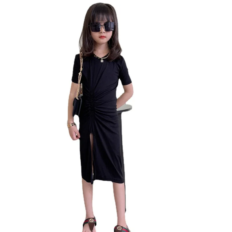 

2022 Girl Clothes Baby Girls Kids Summer Short Dress Kid Girl Dress For Causal Dresses