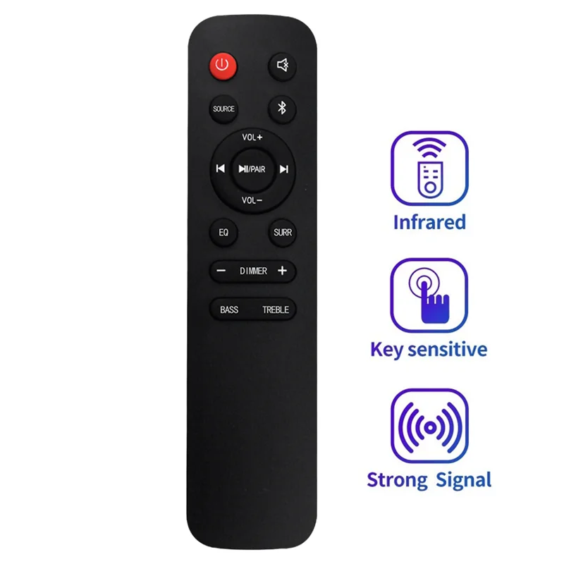EN218A8H Replace Remote Control for Hisense Soundbar HS218 2.1 Channel 2.1Ch Sound Bar Home Theater System