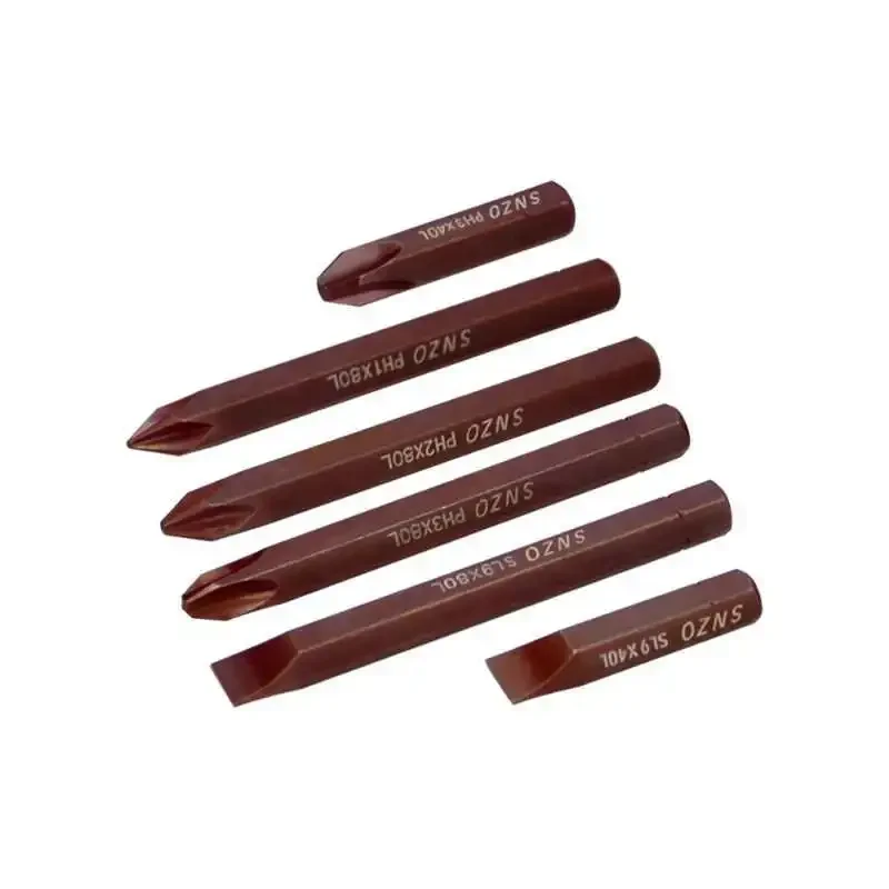 Набор ударных отверток из 7 предметов коррекция ударного действия конусная