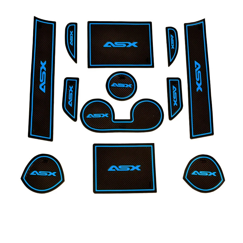 Нескользящий коврик для межкомнатной двери чашки дверных ворот Mitsubishi ASX 2012 2013 2014