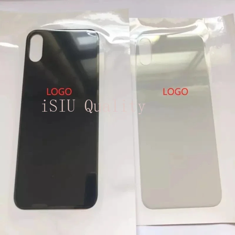 Крышка батарейного отсека для Apple iPhone X XR XS MAX Задняя стеклянная панель задняя