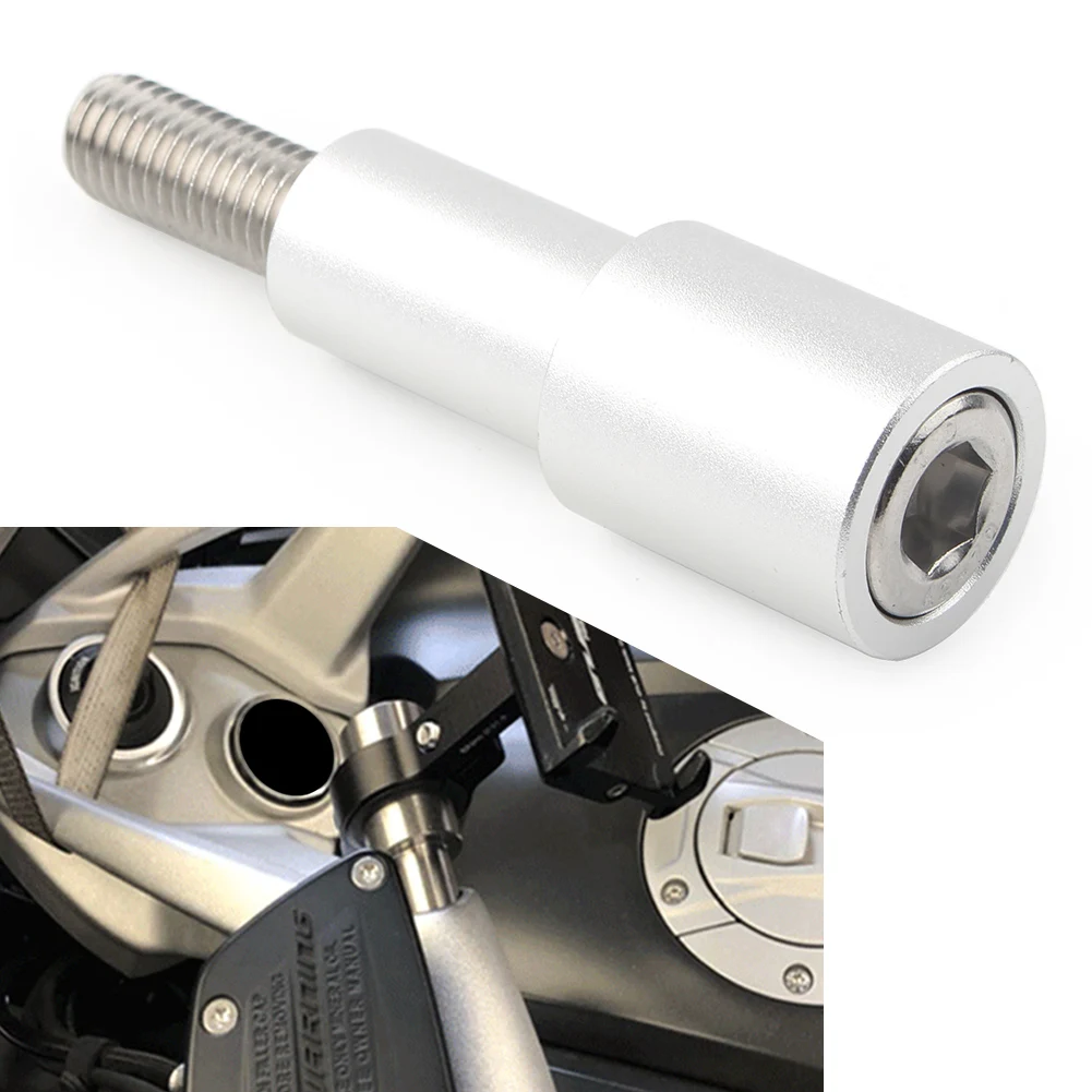 Серебряный руль мотоцикла навигационная подставка для телефона удлинитель BMW