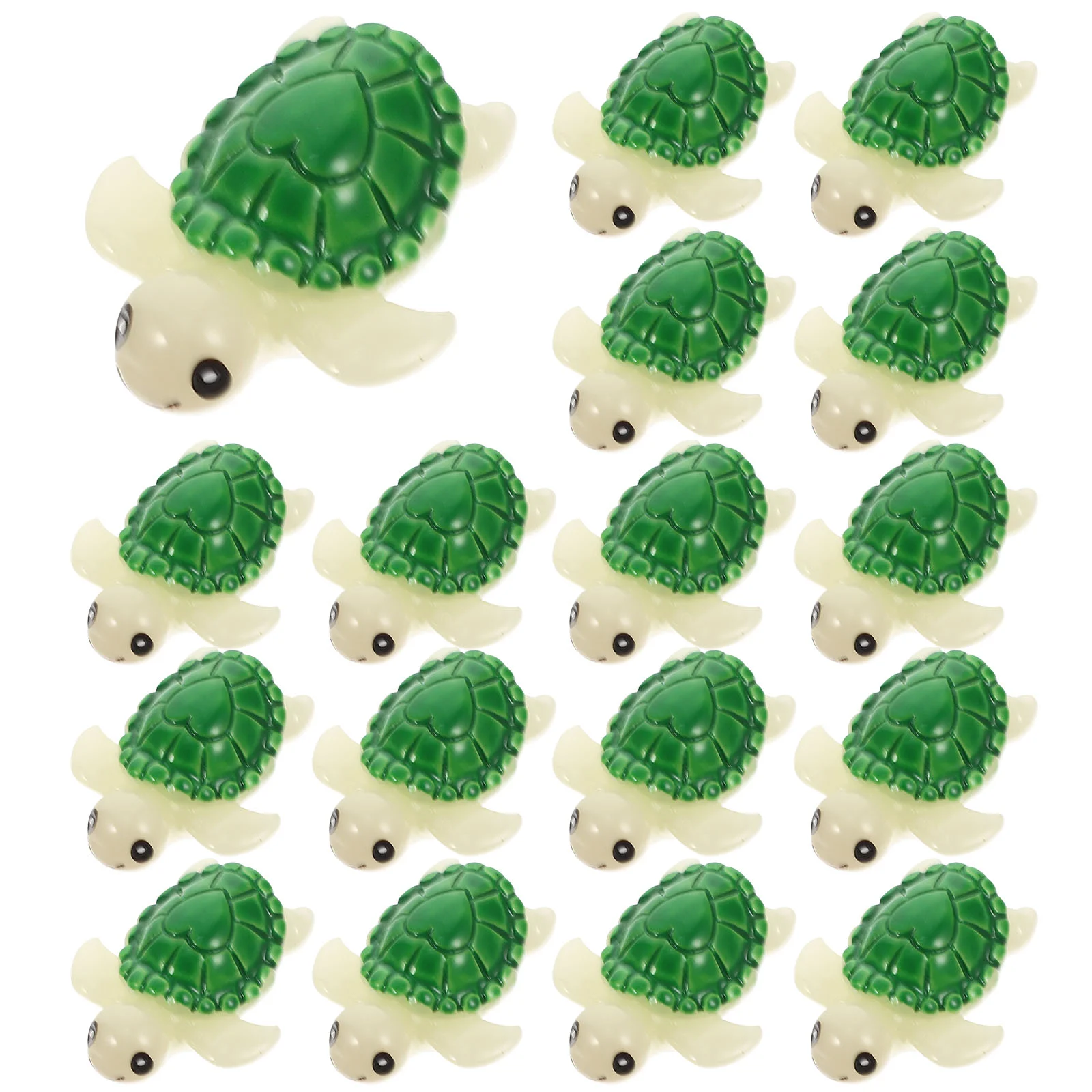 

20 Pcs Miniature Animal Figurines Diy Terrarium Decoration Octopus Cakes Toppers Turtle Statue Tortoise