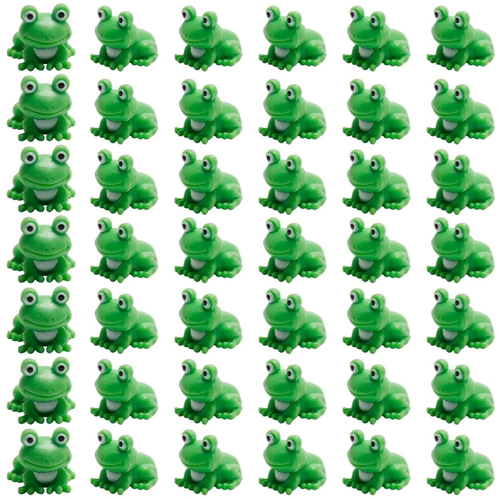 

5/10Pcs Mini Plastic Frog Miniatures, Tiny Cute Fairy Garden Ornament Desk Decor, Micro Landscape DIY Craft Decoration