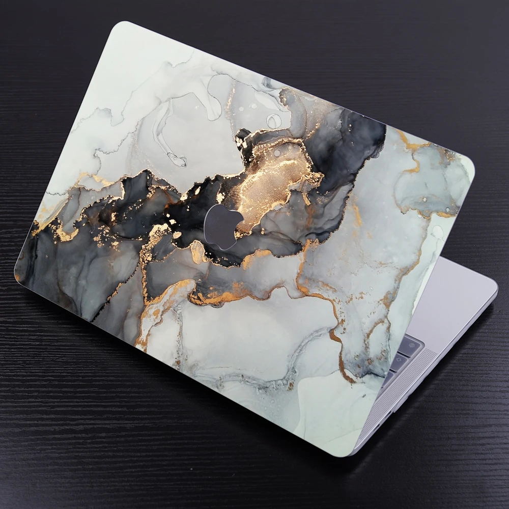 Мраморный чехол для ноутбука Apple Macbook Air 13 M1 A2337 A2338 M2 2022 A2681 Touch Bar ID Pro 14 15 16 дюймов