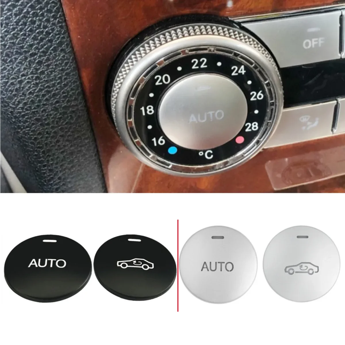 Для Mercedes Benz C E CLS GLK Class W204 W212 Автомобильный кондиционер Регулировка АВТО Ручка