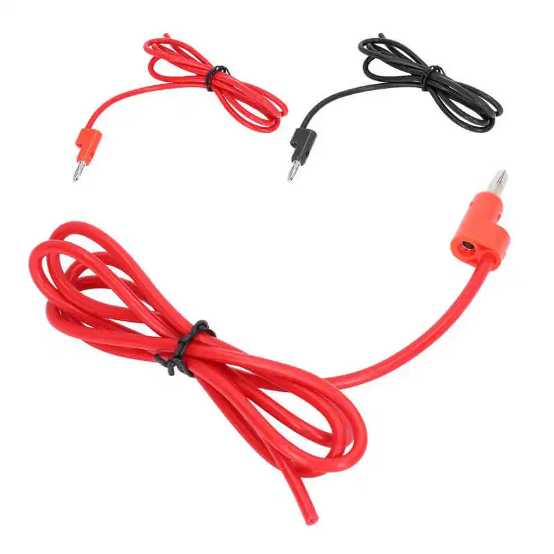 

Испытательный провод с вилкой типа «банан» «Папа-папа», медные контакты для автомобильного аккумулятора для электромонтажных работ