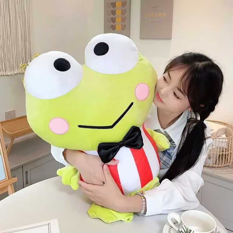 Sanrio плюшевая аниме Kero Keroppi подушка Мягкая Подушка Декор для комнаты подарки