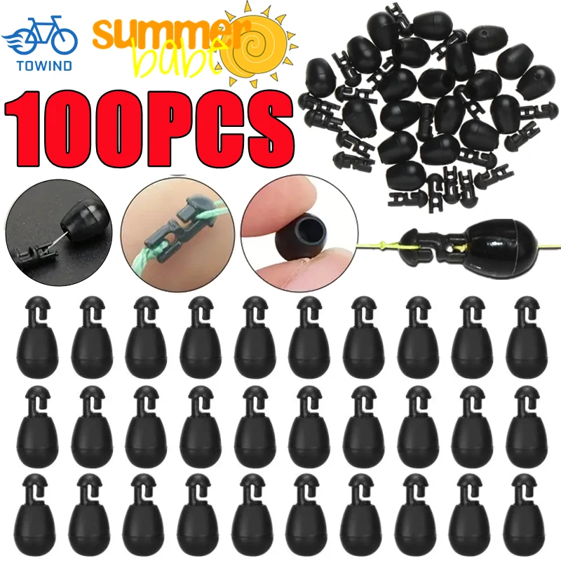 100-10 шт. быстросменные бусины для ловли карпа рыболовные снасти звенья с крючками