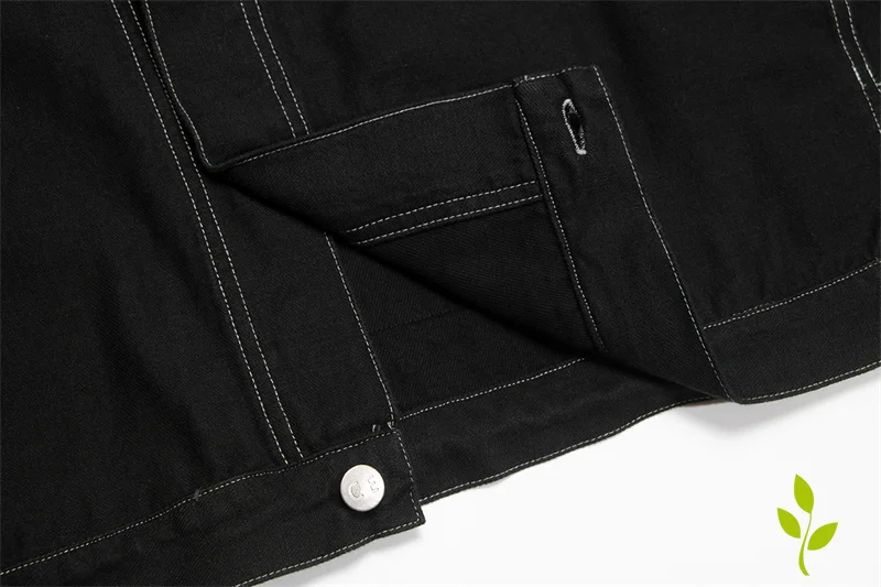 Рисунок 5 - Вареная CE джинсовая куртка с накладными лацканами