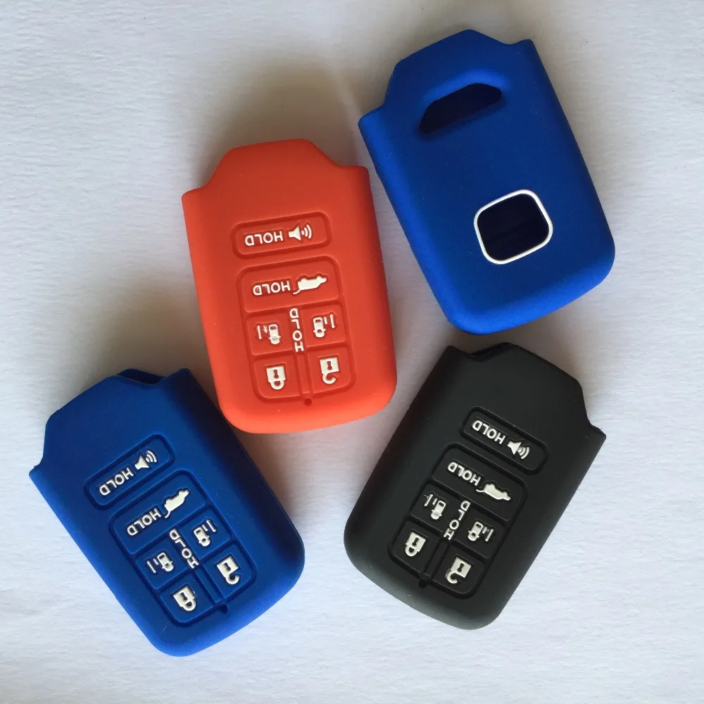 Smart Silicone Rubber Key Remote Cover For Honda Odyssey EX EX-L Touring and Elite 6 Button FOB With Push Start | Автомобили и