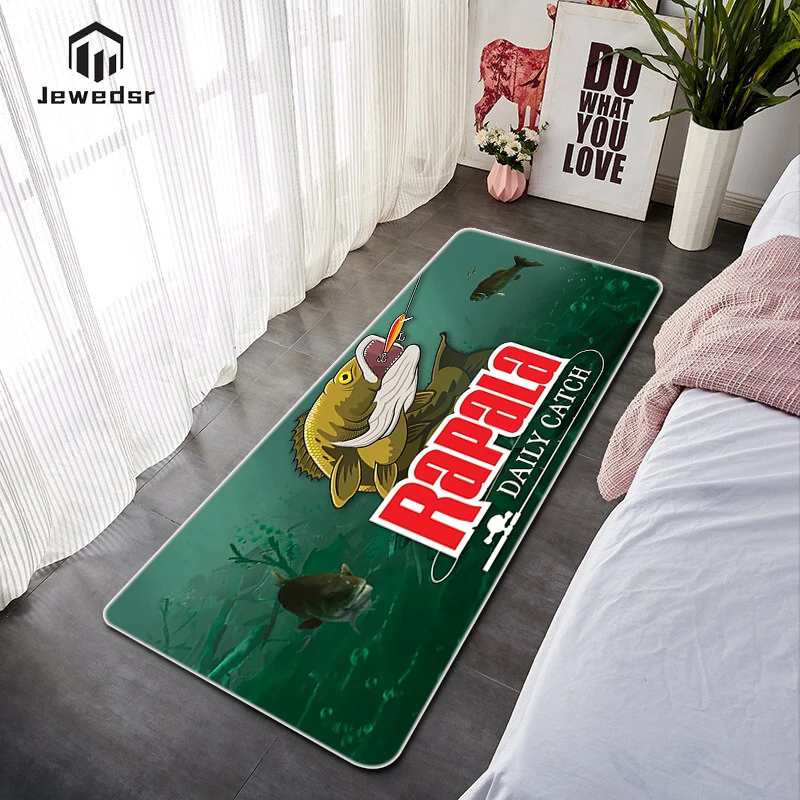 Doormat for Entrance Door Rapala Floor Mats Carpet Non-slip and Washable Kitchen Mat Prayer Rug Balcony Decorations Welcome Home