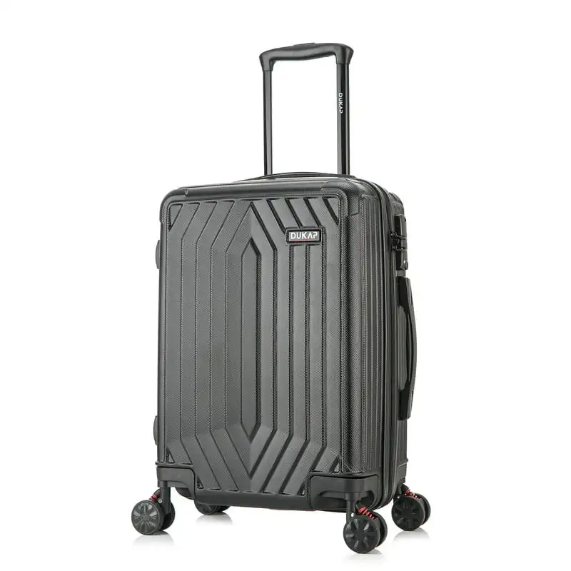 

Reliable, Stylish, and Elegant Lightweight STRATOS 20 Inch Hardside Spinner Carry-On Luggage in Black: Your Perfect Travel Compa