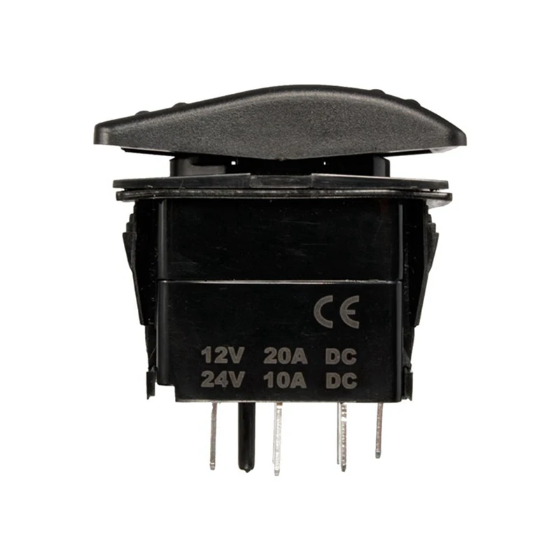 

3x12 В 20A лебедка в лебедке выключаемый Кулисный Переключатель 7 контактов Цвет Красный