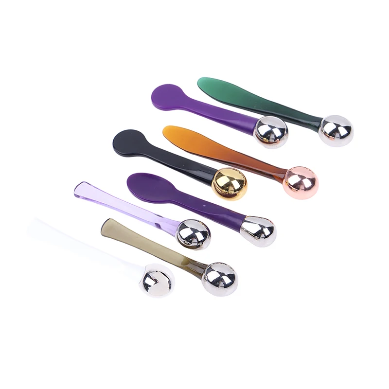 

1PC Metal Face Mask Spoon Sticks Anti Wrinkle Eye Cream Applicator Mixing Spatulas Eye Cream Massage Sticks Beauty Tool