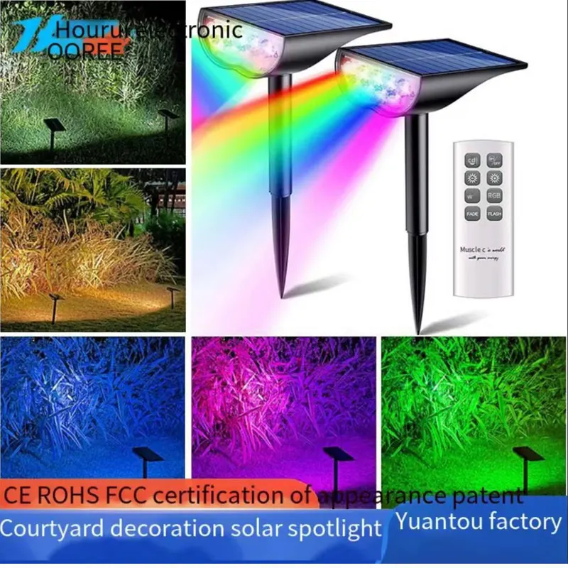Новый дизайн газонной лампы на солнечной энергии, садовые ландшафты в европейском стиле, садовые светильники в скандинавском стиле, мощный уличный светильник для стрельбы li