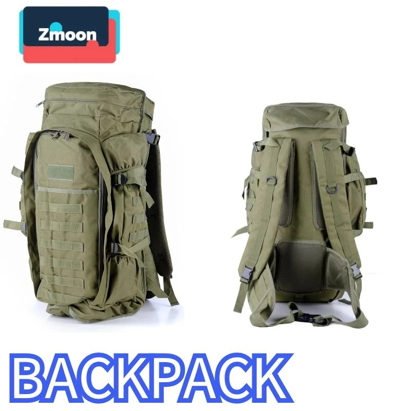 W25*L35*H70cm High Quality Popular Bags Designed Larger Capacity Nylon Green Backpack Unisex Bag