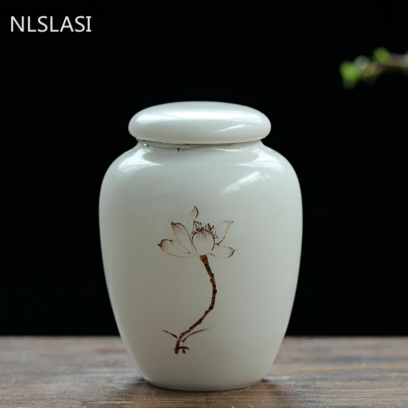 Портативный керамический чайный картридж маленькие Герметичные банки для