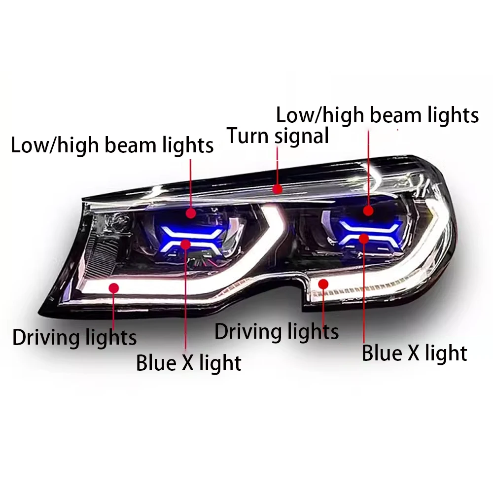 Передние Автомобильные фары для BMW G20 G28 3 серии 320i 325i 330i L335i 2020-2022 M3 лазерная
