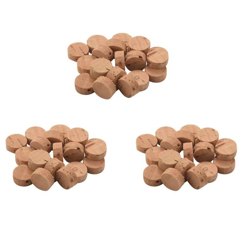 

60Pcs 9.5Mm Trumpet Cork Pads, Trumpet Repairing Cork Pads Trumpet Water Key Spit Value Cork Pad