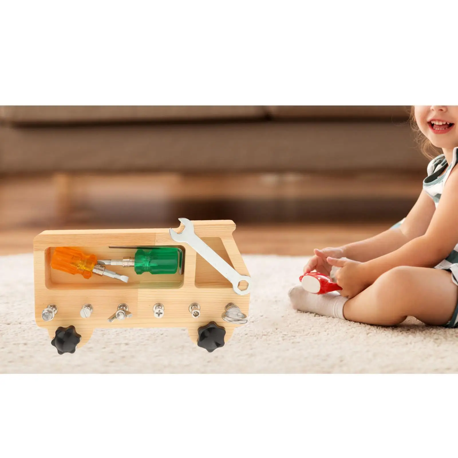 

Screw Driver Board Play Set Learning Toy Screwdriver for Home Baby Children