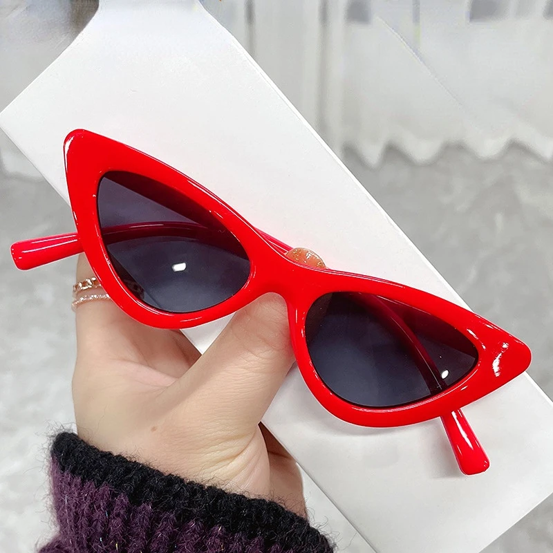 

Women's Travel Sunglasses Small Cat Eye Design Sun Glasses Eyewear Vintage Outdoor Anti-glare UV400 Car Driving Goggle Shades