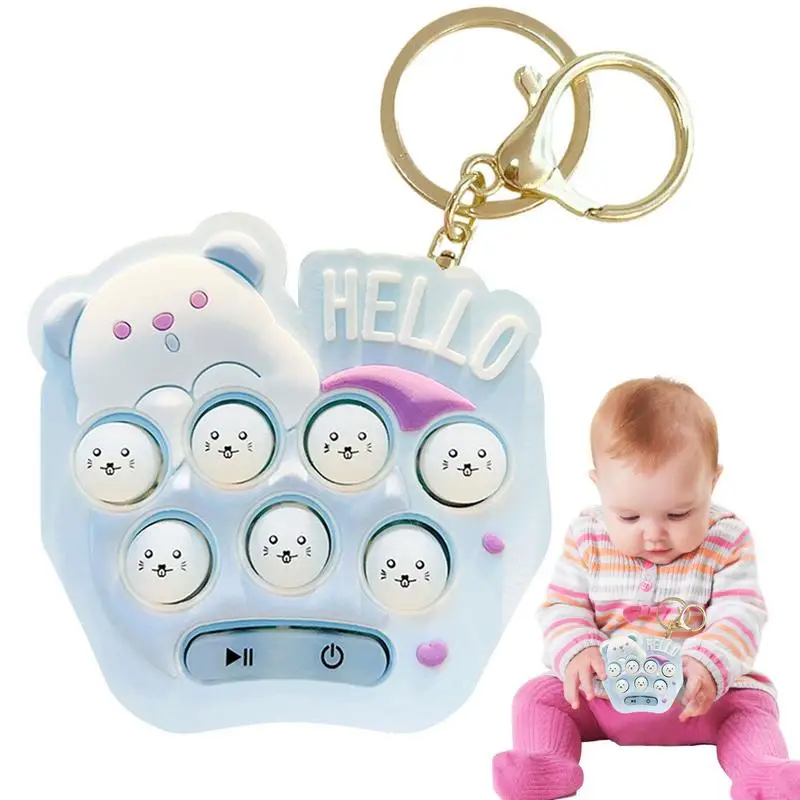 

Быстрое нажатие, игровая консоль, популярный брелок-фиджет, игровые игрушки в форме медведя, мини-консоль с быстрым нажатием, ручная игрушка-антистресс, Gopher, быстрая игра