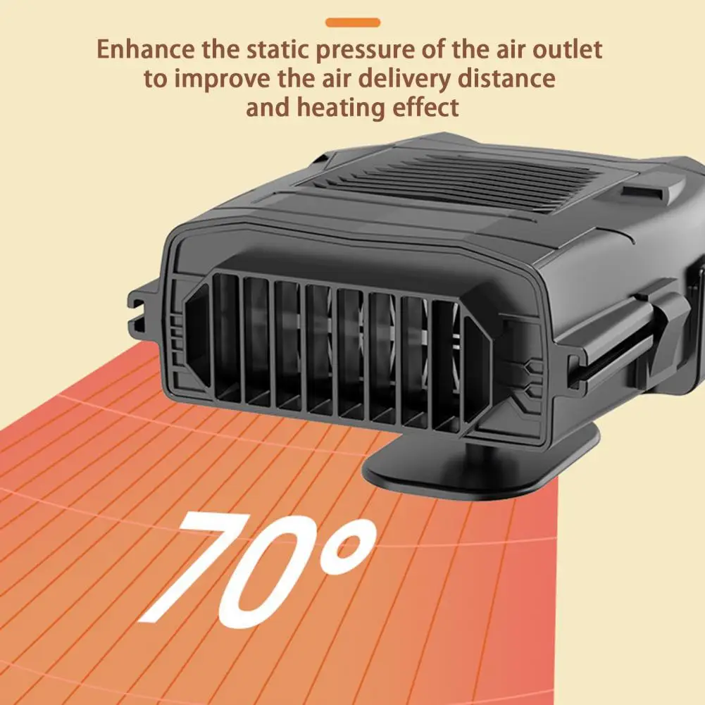 

Car Heating Fan Effective Fast Heating Strong Wind Electric Heating Fan Windshield Demister Vehicle Supplies