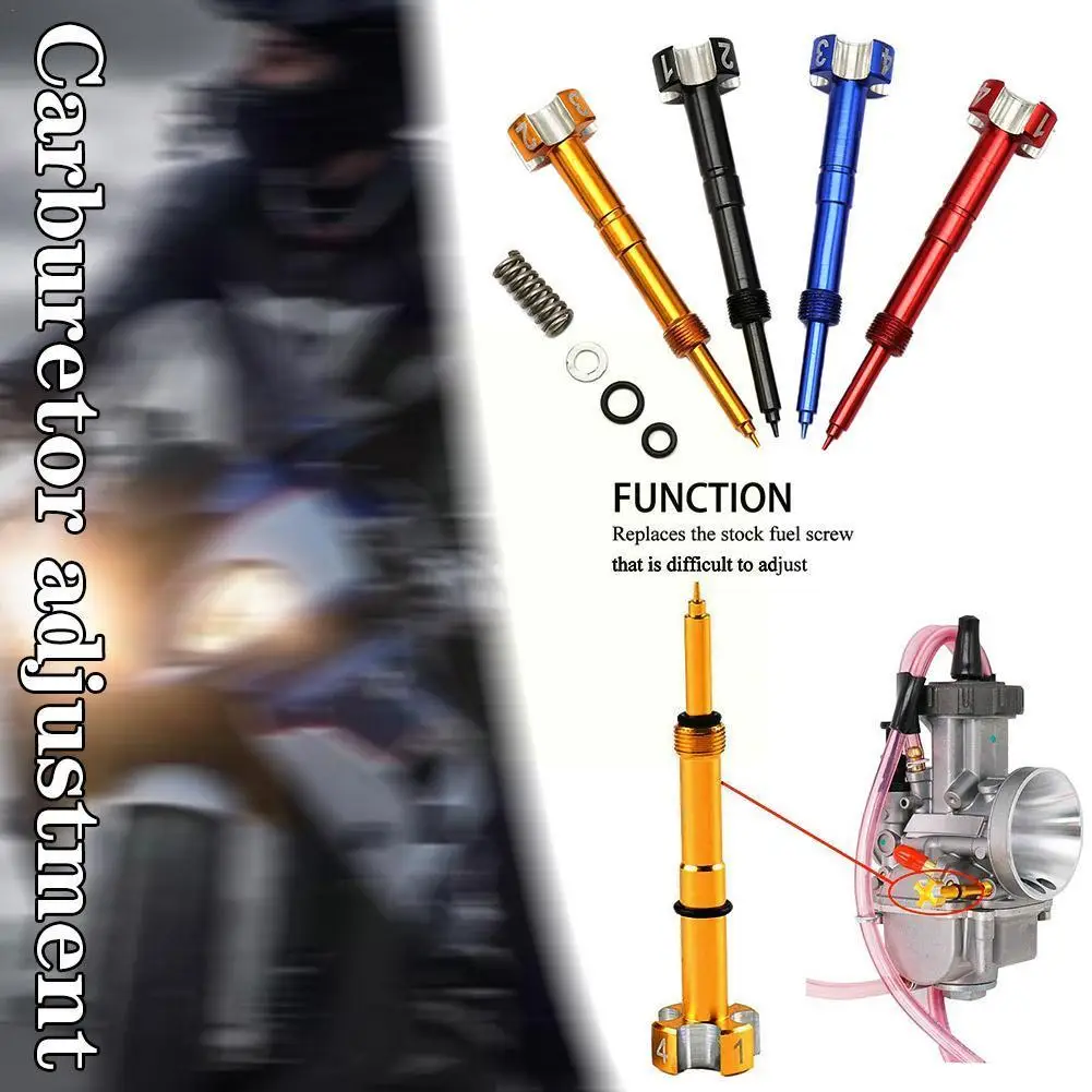 

For Motorcycle Atv Keihin Fcr Mx Carbs Carby Motor 4 Stroke Easy Adjustment Air Carburetor Fuel Mixing Screw For Yama Z1q7