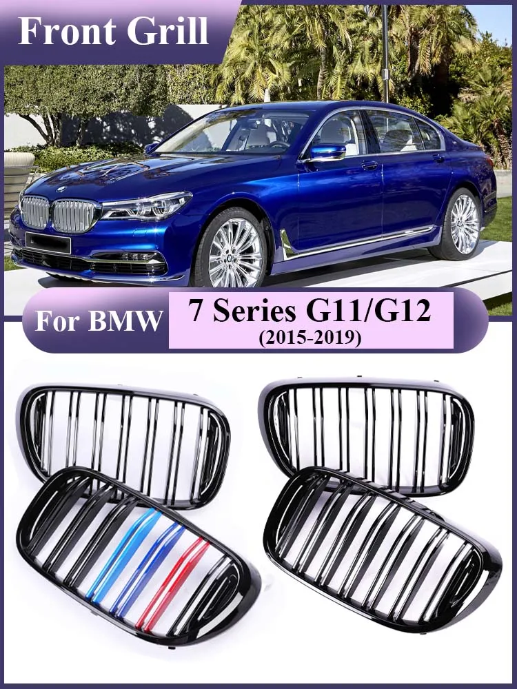 Решетка для BMW 7 серии G11 G12 2015-2019 передний бампер углеродное волокно дизайн M