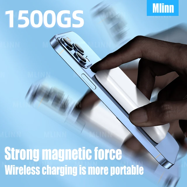 10000mAh Macsafe Powerbank Magnetic Wireless Power Bank Mobile Phone External Portable Battery For iphone 13 12 Pro Max Charger 4
