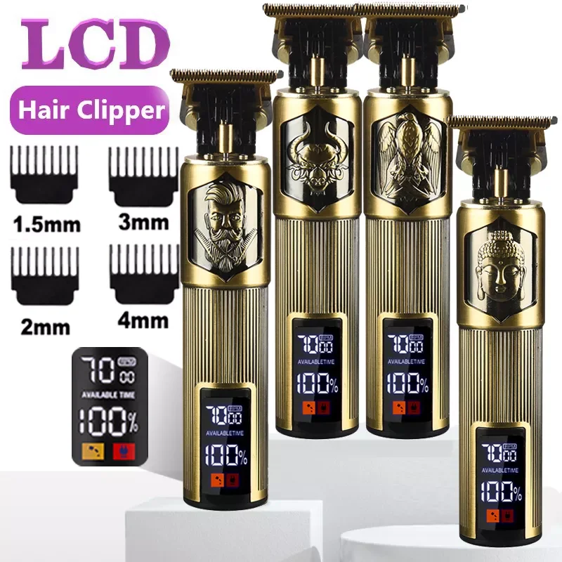 

T9 Electric Hair Clipper Hair Trimmer For Men Rechargeable Electric Shaver Beard Barber Hair Cutting Machine For Men Hair Cut