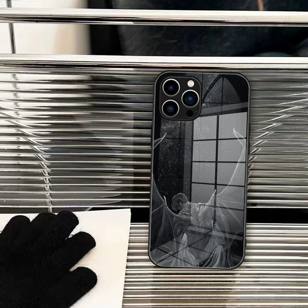 Чехол Acotar A Court of Mist and Fury для телефона со стеклянным корпусом IPhone 15 14 11 12 Pro 8 7 Plus 13 MAX