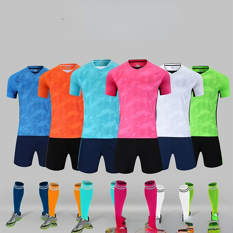 

Kids Football Jersey tracksuit Child Soccer Sports Uniforms girls Play Ball Sportswear Kits vest children's football suit