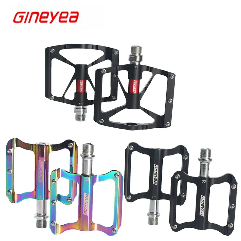 

Mountain bike aluminum pedal highway folding bicycles pedal sealed bearing flat antiskid brake pedal bicycle accessories