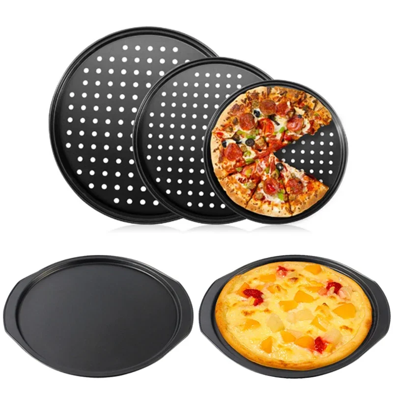 Антипригарная сковорода для пиццы с отверстиями 28/32 см