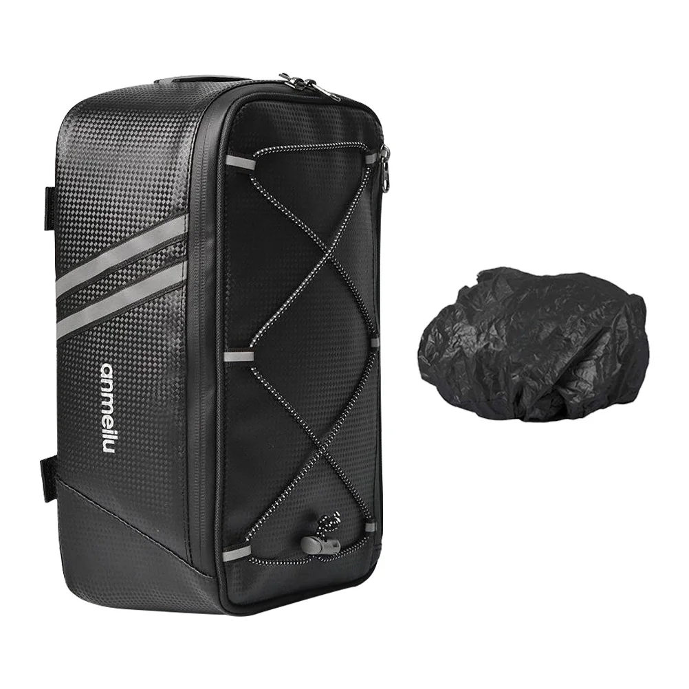 

Tail Bag Electric Bicycle Riding Equipment Large Capacity Pouch Bike Storage Bags Waterproof Pu