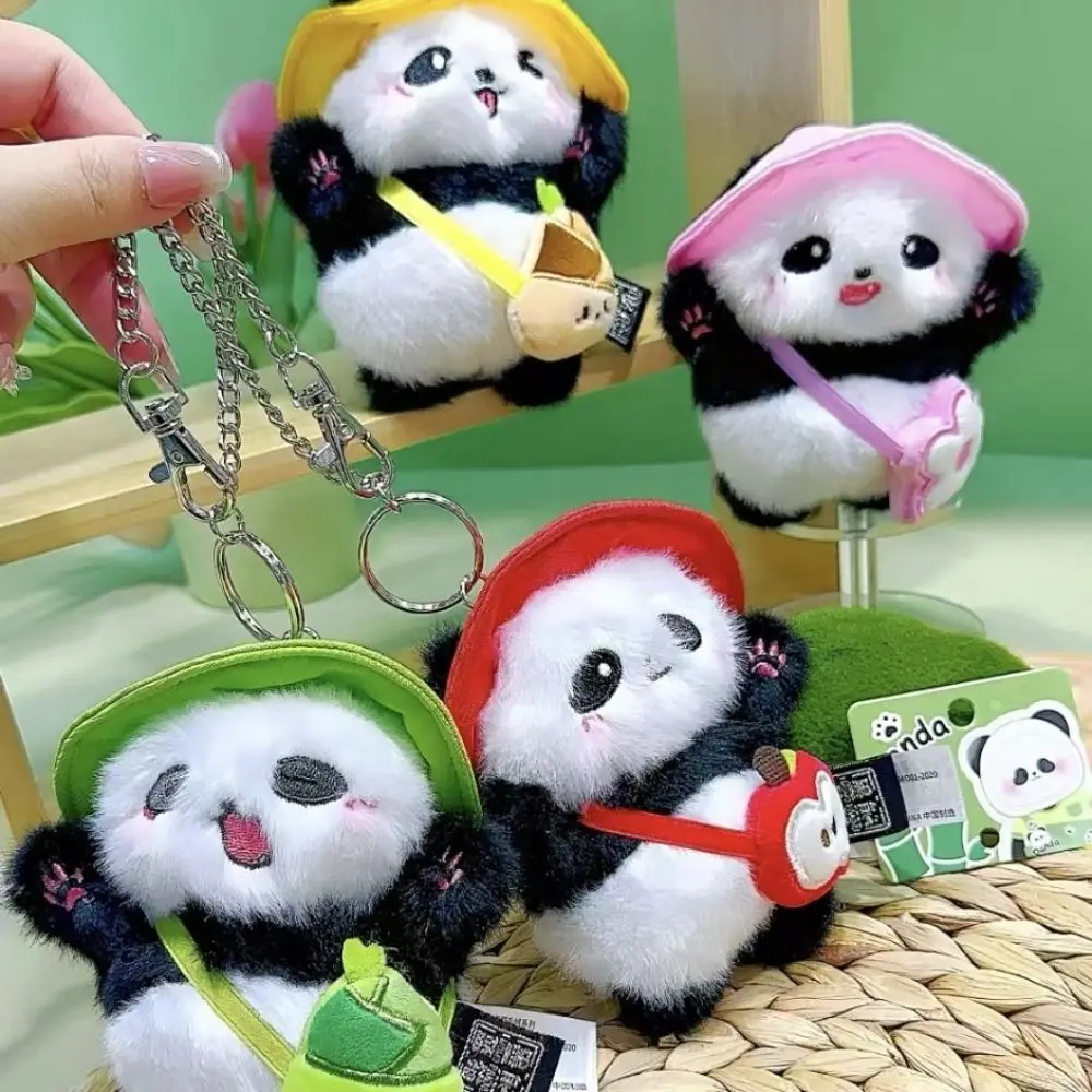 Мультяшная панда брелок плюшевая игрушка кукла сумка подвесное украшение милая
