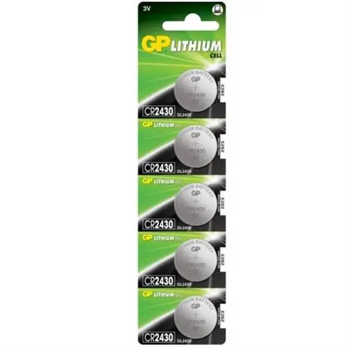 

3,5-вольтовый литиевый 5'литиевый аккумулятор-трансформер GP CR2430 661075